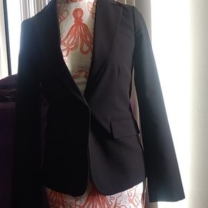 Black slim cut blazer